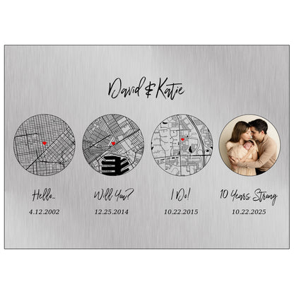 Our Love Story on Tin