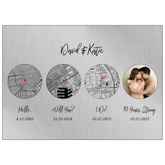 Our Love Story on Tin