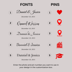 Custom Love  Map “Hello, Will You, I Do”