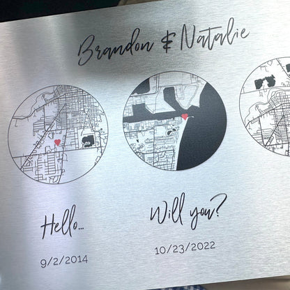 Our Love Story on Tin