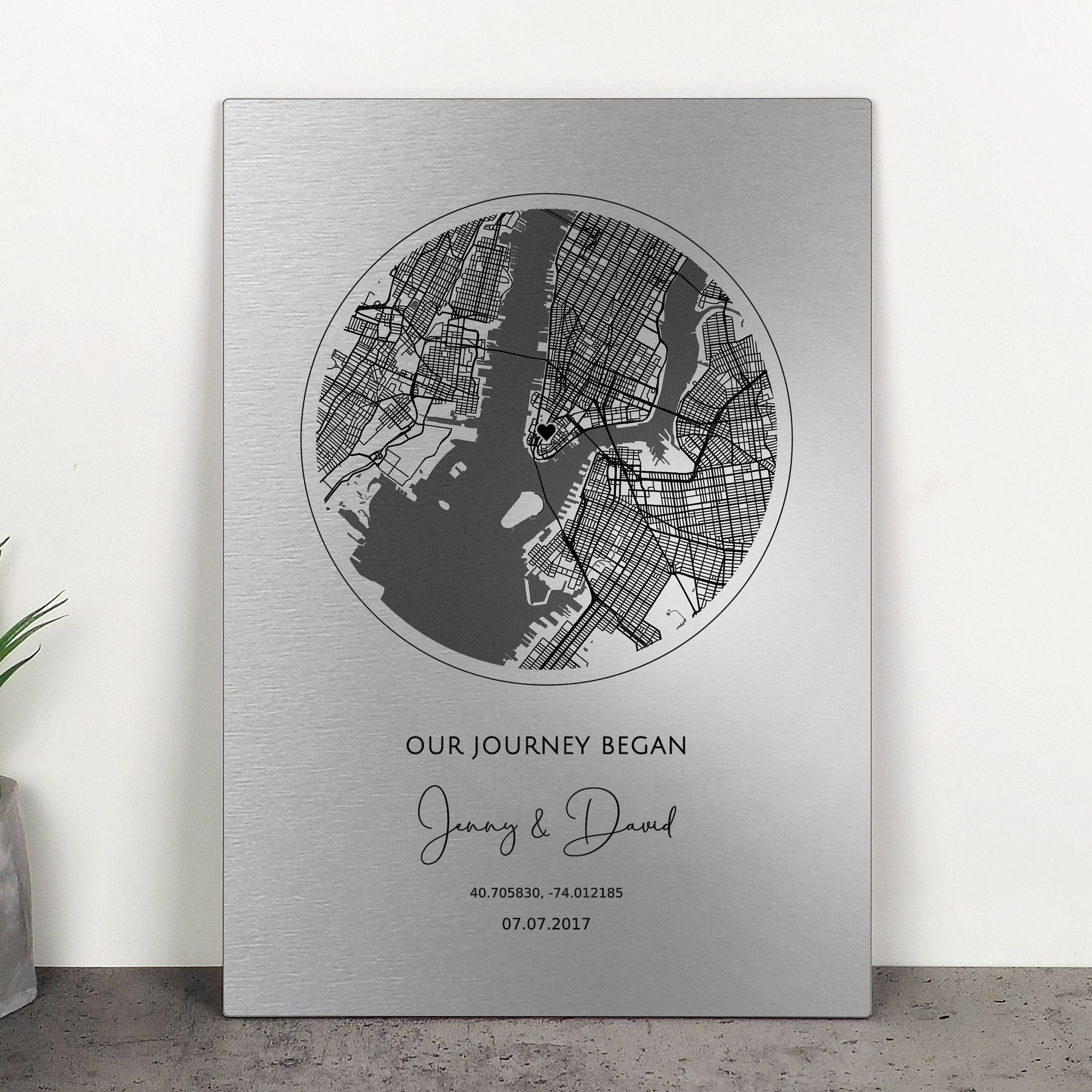 Custom Map of Your Milestones - The Perfect Gift for Any Special Occasion