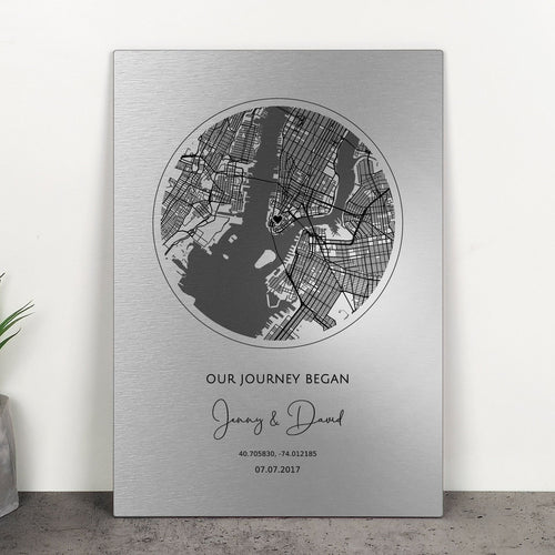 Custom Map of Your Milestones - The Perfect Gift for Any Special Occasion