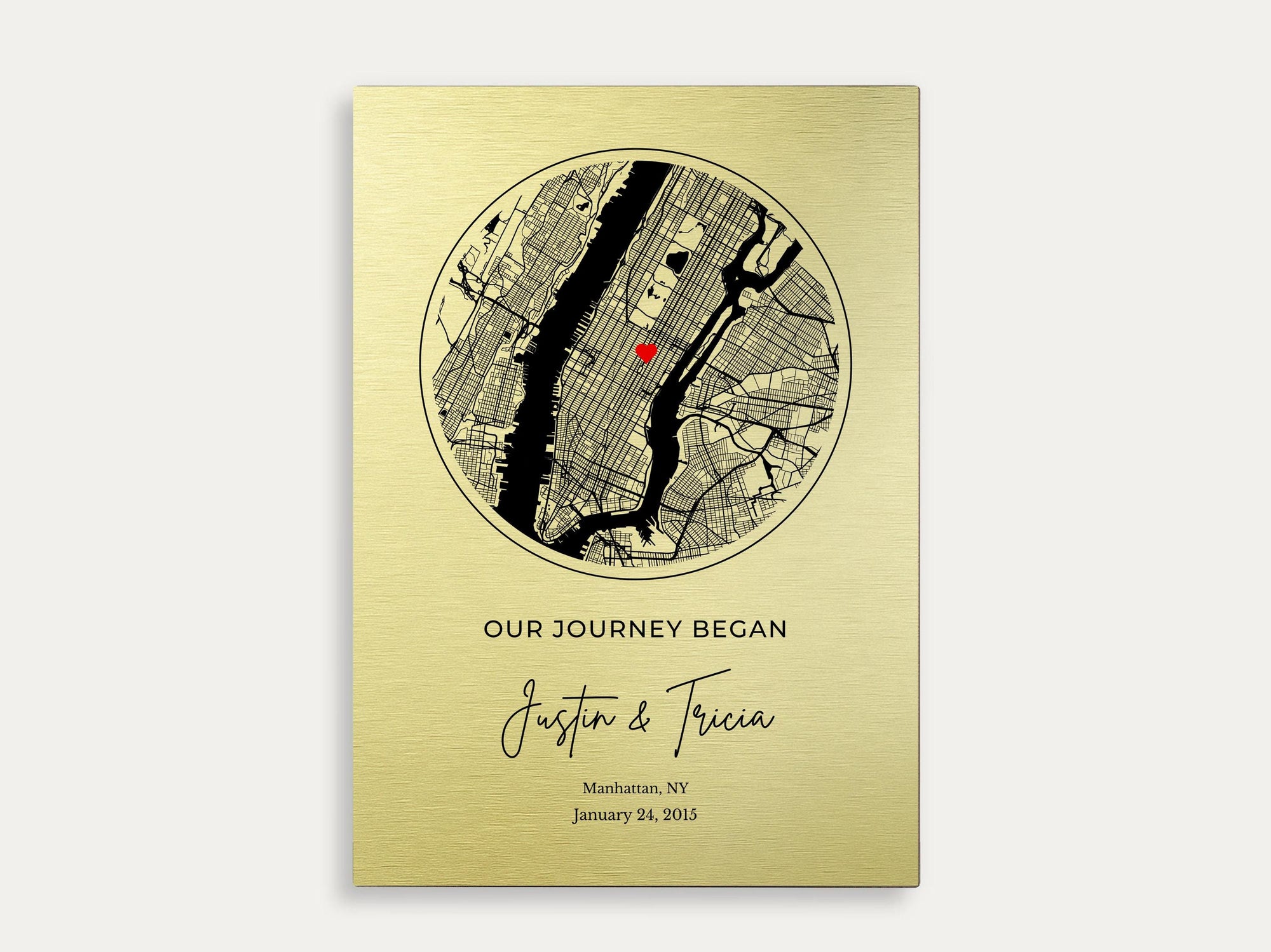 Custom Map of Your Milestones - The Perfect Gift for Any Special Occasion
