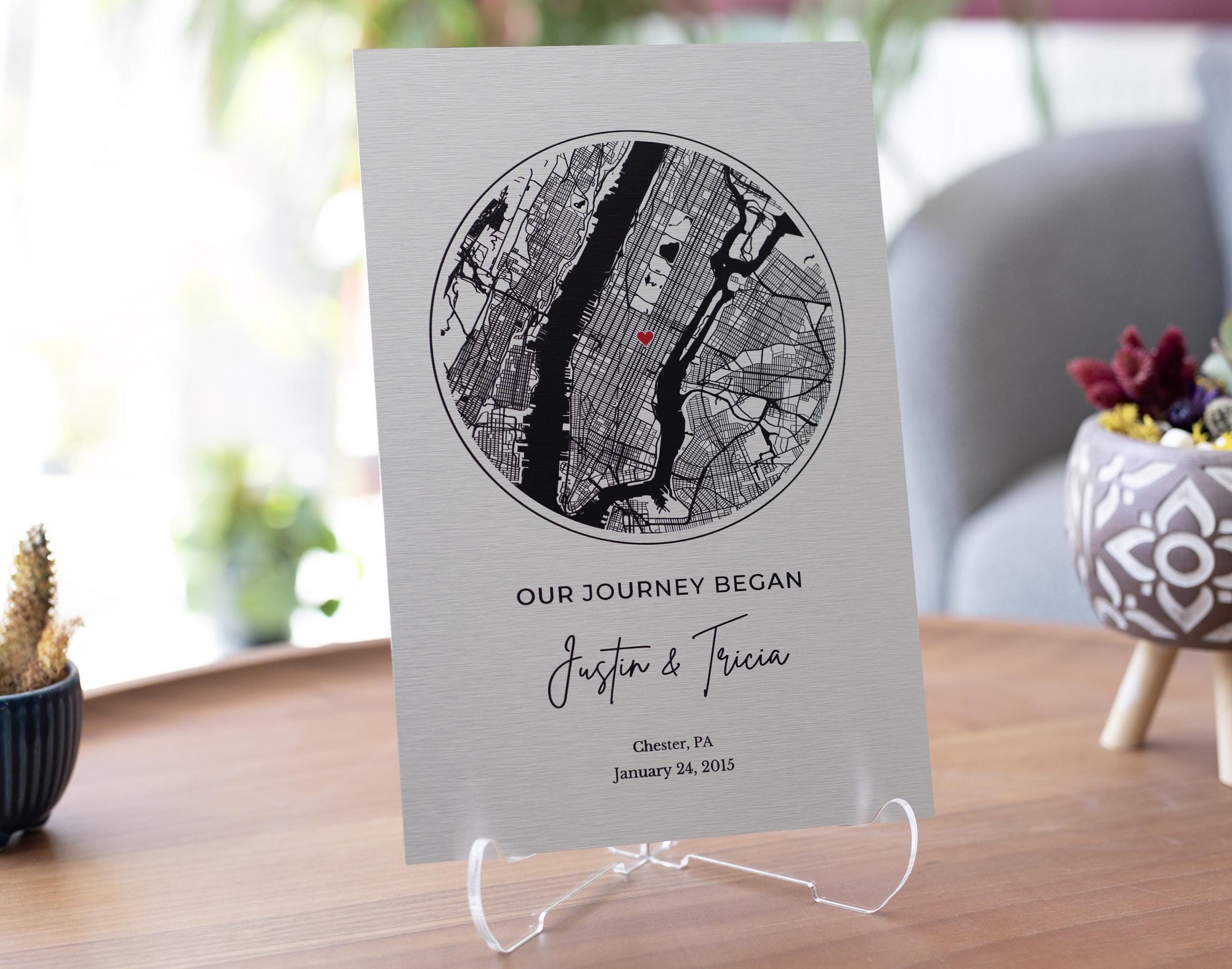Custom Map of Your Milestones - The Perfect Gift for Any Special Occasion
