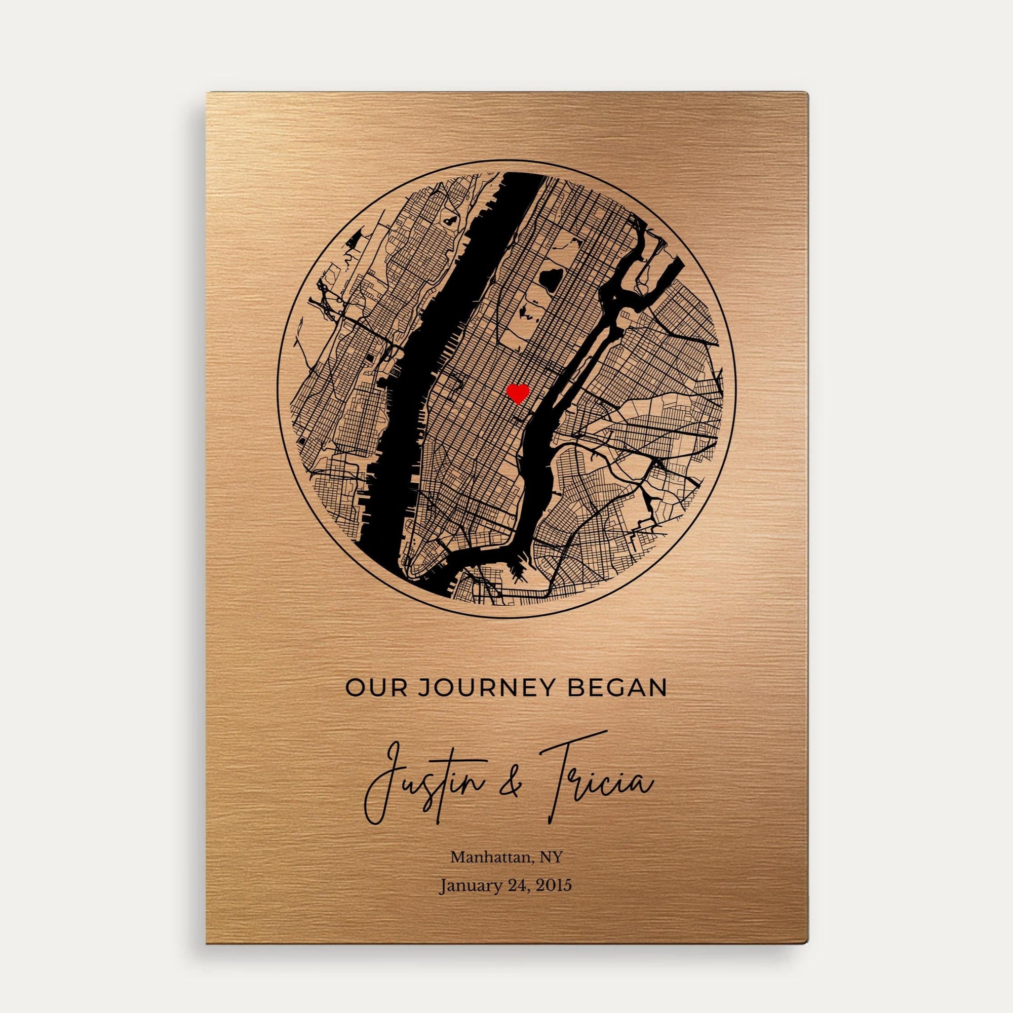Custom Map of Your Milestones - The Perfect Gift for Any Special Occasion