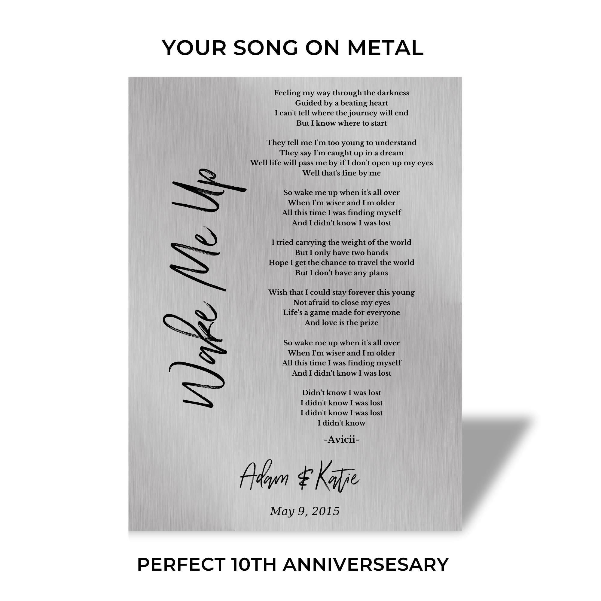 Our Song on Tin